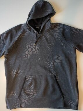 Air Jordan Short Sleeve Hoodie Charcoal/Metallic